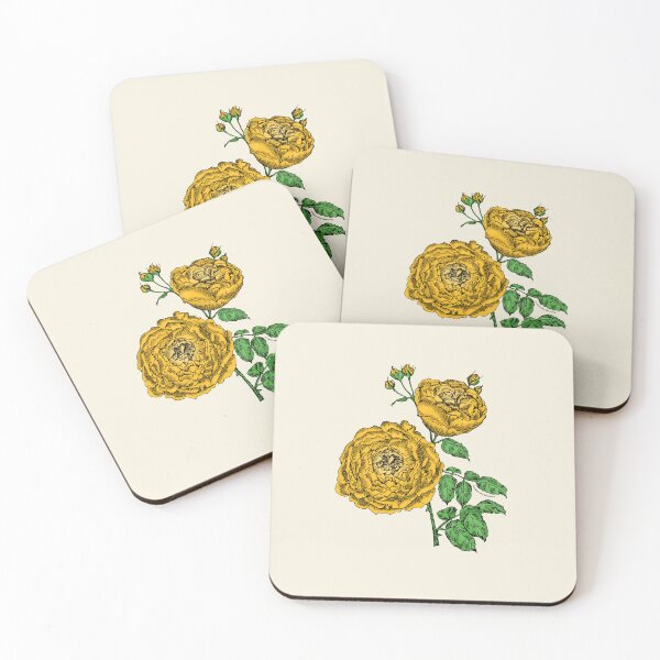 Item preview, Yellow Globular Rose Bloom Very Full 40+ Petals In 3+ Rows designed and sold by Rachael Taylor.