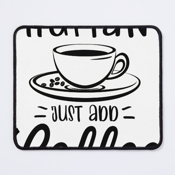Item preview, Instant Human. Just Add Coffee designed and sold by Angry Swan Designs.