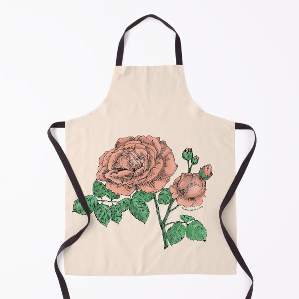 Item preview, Apricot Globular Rose Bloom Full 26-40 Petals In 3+ Rows designed and sold by Rachael Taylor.