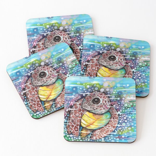 Item preview, Timid Turtle designed and sold by ArtByBeatriz.