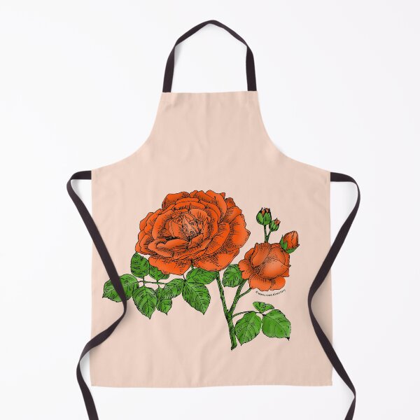 Item preview, Orange Globular Rose Bloom Full 26-40 Petals In 3+ Rows designed and sold by Rachael Taylor.