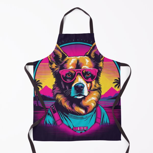 Item preview, Dog with glasses the canine model that shines on any runway, with graceful movements and captivating looks, leaving a lasting impression wherever it goes designed and sold by Pulsant Paintings.