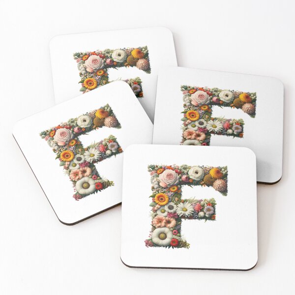 Item preview, Letter “F” containing flowers designed and sold by yeekazar.