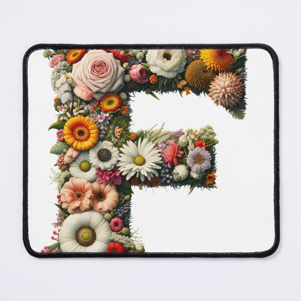 Item preview, Letter “F” containing flowers designed and sold by yeekazar.