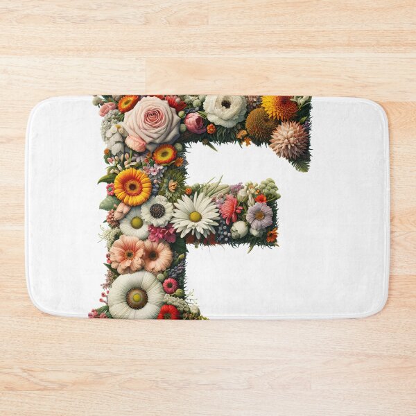 Item preview, Letter “F” containing flowers designed and sold by yeekazar.