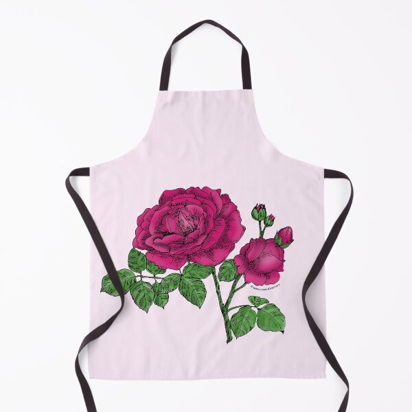 Item preview, Deep Pink Globular Rose Bloom Full 26-40 Petals In 3+ Rows designed and sold by Rachael Taylor.