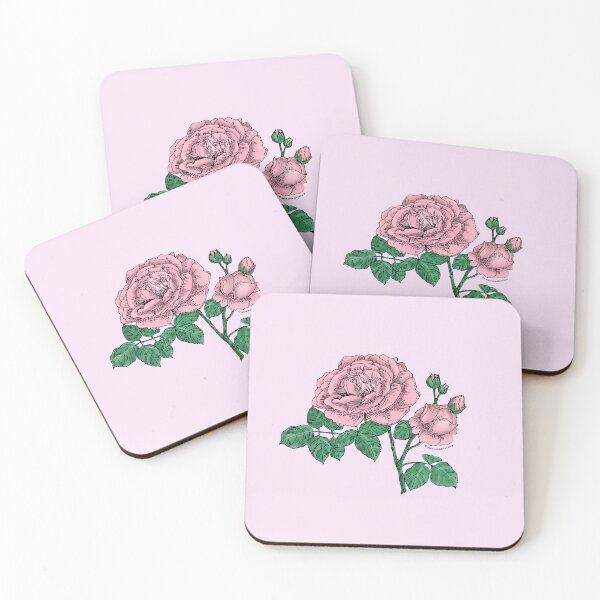Item preview, Light Pink Globular Rose Bloom Full 26-40 Petals In 3+ Rows designed and sold by Rachael Taylor.