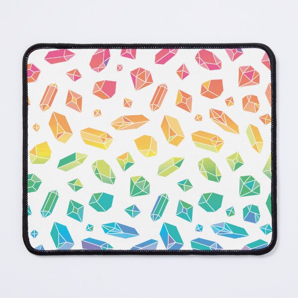 Item preview, Crystal Pattern- Rainbow & White designed and sold by Studio-Ithelda.