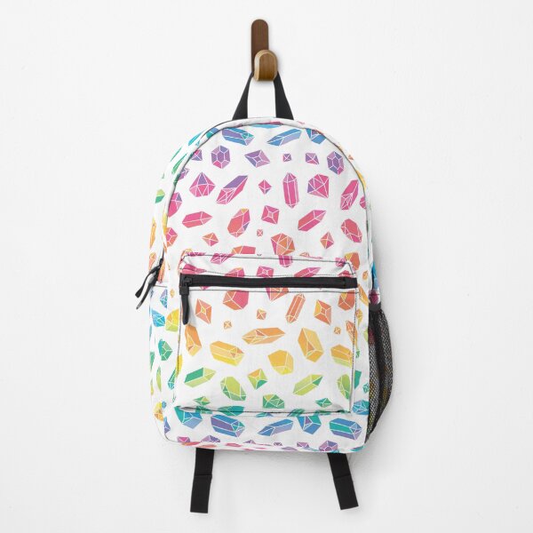 Item preview, Crystal Pattern- Rainbow & White designed and sold by Studio-Ithelda.