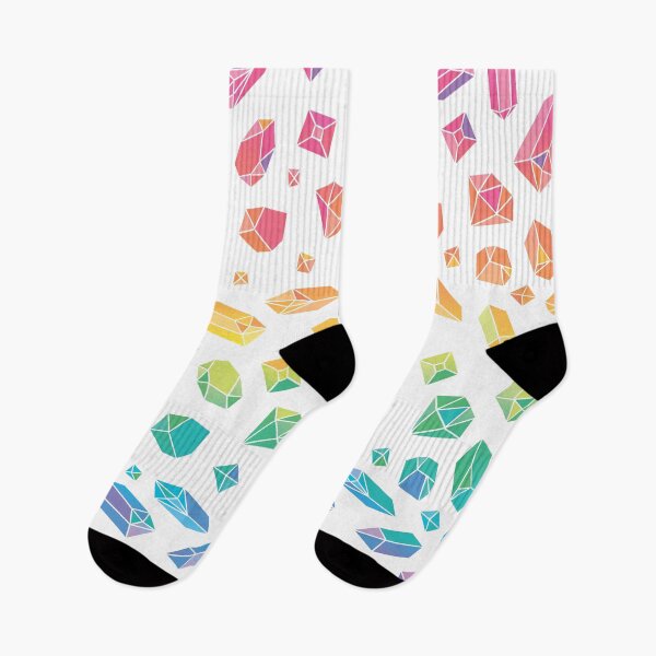 Item preview, Crystal Pattern- Rainbow & White designed and sold by Studio-Ithelda.
