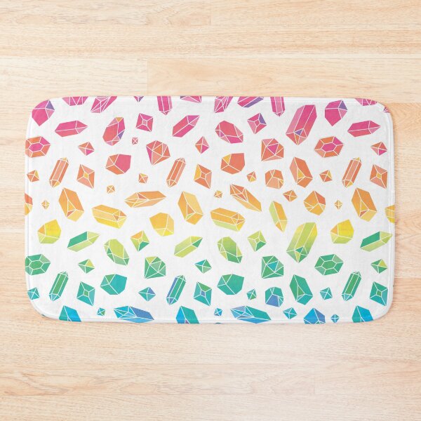 Item preview, Crystal Pattern- Rainbow & White designed and sold by Studio-Ithelda.
