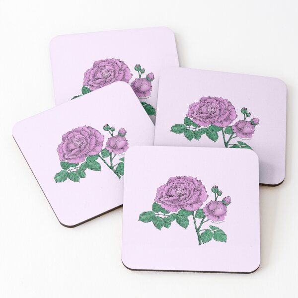 Item preview, Purple Globular Rose Bloom Full 26-40 Petals In 3+ Rows designed and sold by Rachael Taylor.