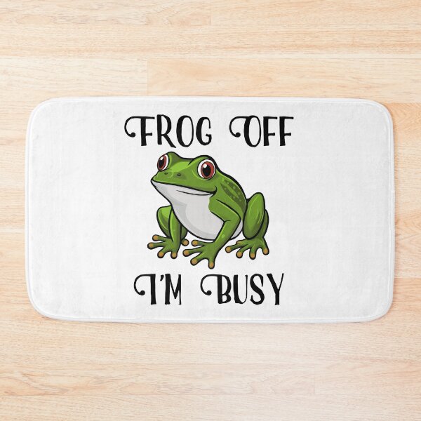 Item preview, Frog Off. I'm Busy designed and sold by Angry Swan Designs.