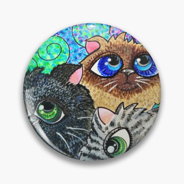 Item preview, Cat Trio designed and sold by ArtByBeatriz.
