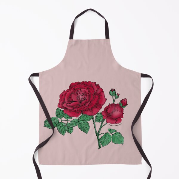 Item preview, Dark Red Globular Rose Bloom Full 26-40 Petals In 3+ Rows designed and sold by Rachael Taylor.