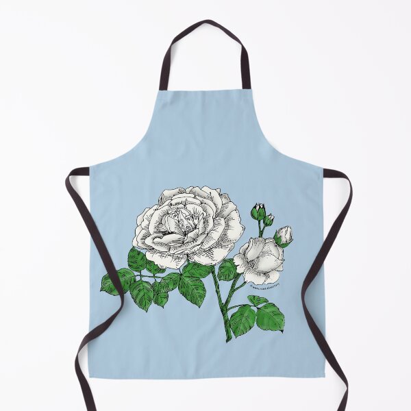Item preview, White Globular Rose Bloom Full 26-40 Petals In 3+ Rows designed and sold by Rachael Taylor.
