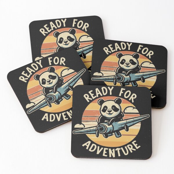 Item preview, Retro Panda Ready for Adventure, Classic T-shirt designed and sold by Shalinistudio.