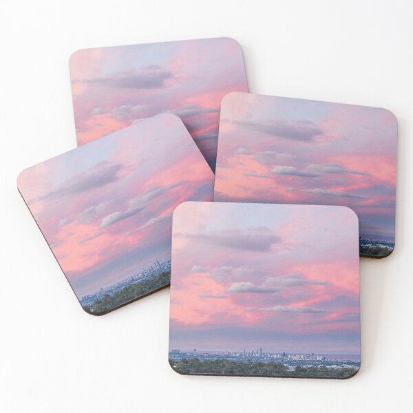 Item preview, Pink & Purple Cotton Candy Sunset Sky, Gold Coast, Australia designed and sold by newburyboutique.