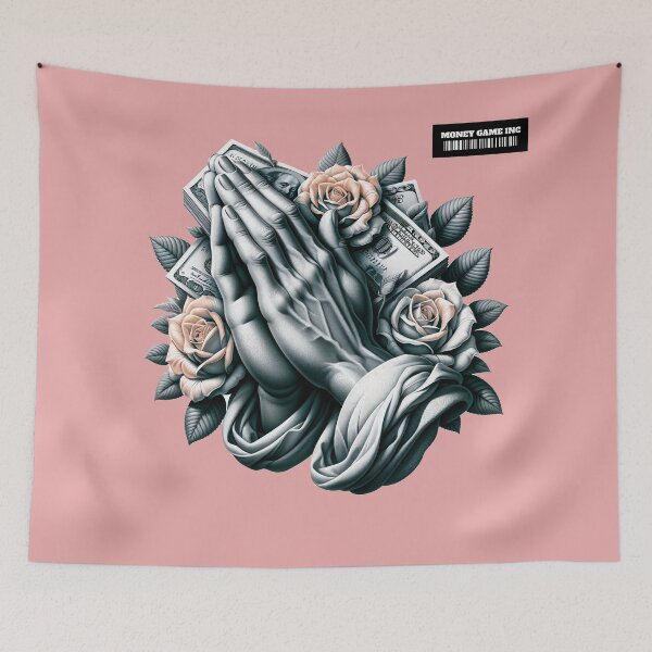 Item preview, Roses & Resilience Contrasting Elegance Art Print designed and sold by WickedAI.