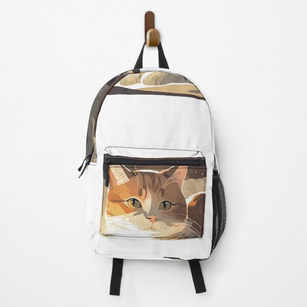Item preview, Yellow tabby cat lying down and playing designed and sold by minstudio.