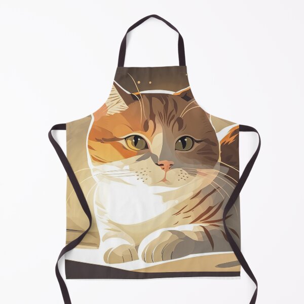 Item preview, Yellow tabby cat lying down and playing designed and sold by minstudio.
