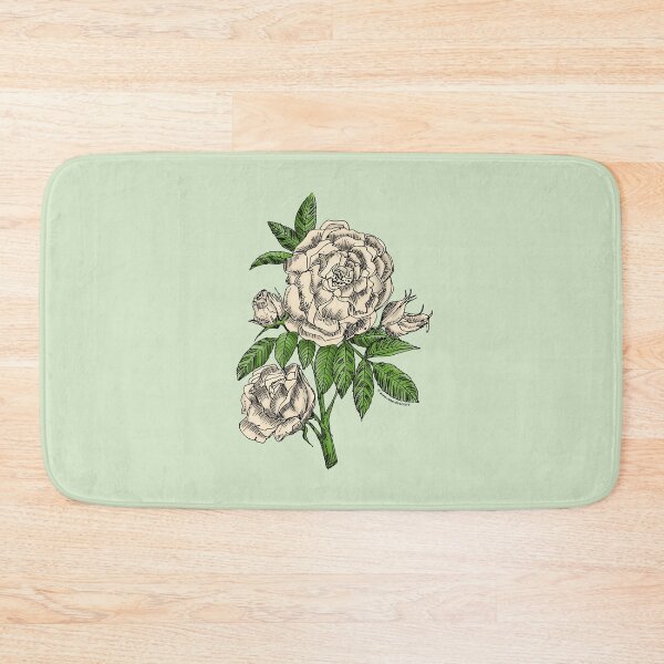 Item preview, Cream Globular Rose Bloom Double 16-25 Petals In 3+ Rows designed and sold by Rachael Taylor.