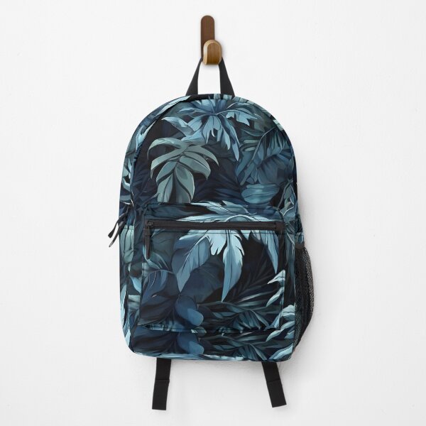 Item preview, Blue Palm Tree Leaf Patterns: Tranquil Tropical Vibes designed and sold by AYACHI90.