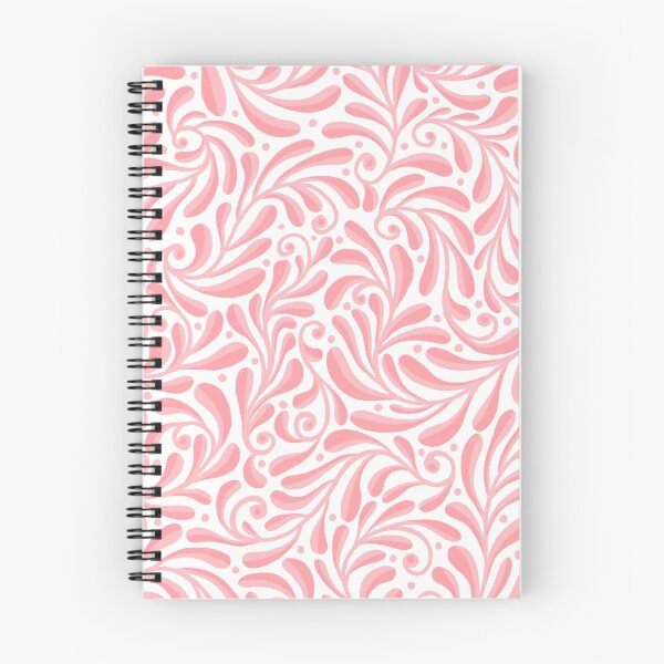 Item preview, Folk Art Flourishes- Pink & White designed and sold by Studio-Ithelda.