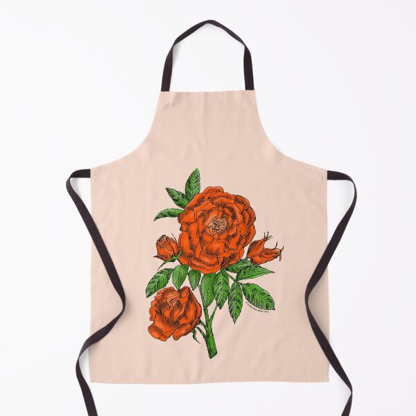 Item preview, Orange Globular Rose Bloom Double 16-25 Petals In 3+ Rows designed and sold by Rachael Taylor.