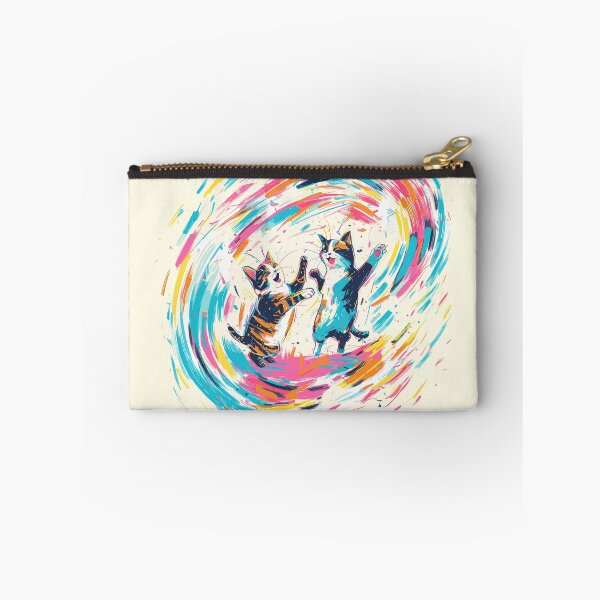 Item preview, Feline Mirth: Joyful Cats in a Colorful Embrace designed and sold by Ipek Morel.