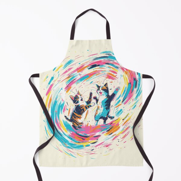 Item preview, Feline Mirth: Joyful Cats in a Colorful Embrace designed and sold by Ipek Morel.
