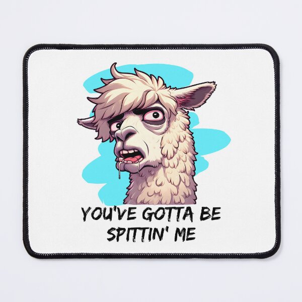 Item preview, You've Gotta be Spittin' Me Funny Llama Cartoon designed and sold by André Botes.