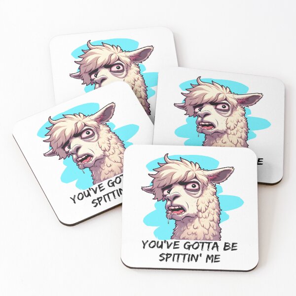 Item preview, You've Gotta be Spittin' Me Funny Llama Cartoon designed and sold by André Botes.