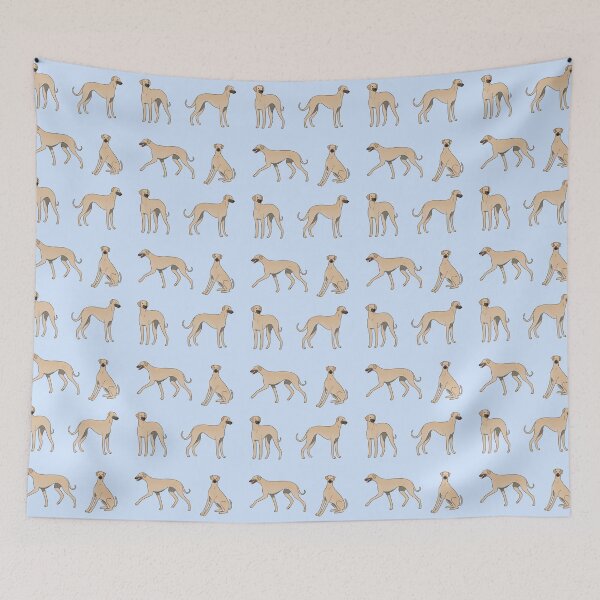 Item preview, Cute sloughi dog art designed and sold by Yaragold.