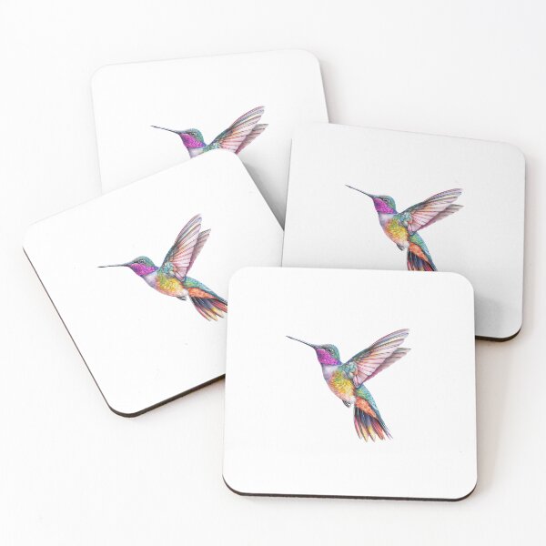 Item preview, Colourful Illustration of a Hummingbird designed and sold by Sticker1Central.