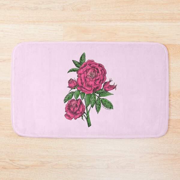 Item preview, Mid Pink Globular Rose Bloom Double 16-25 Petals In 3+ Rows designed and sold by Rachael Taylor.
