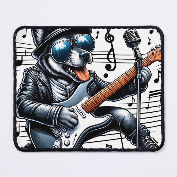 Item preview, Rockstar Pooch: The Guitar Legend designed and sold by Prosser87.
