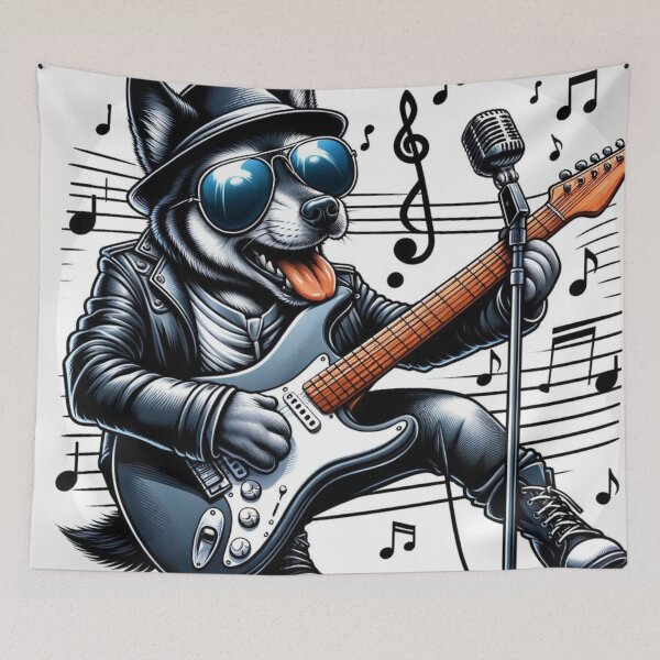 Item preview, Rockstar Pooch: The Guitar Legend designed and sold by Prosser87.