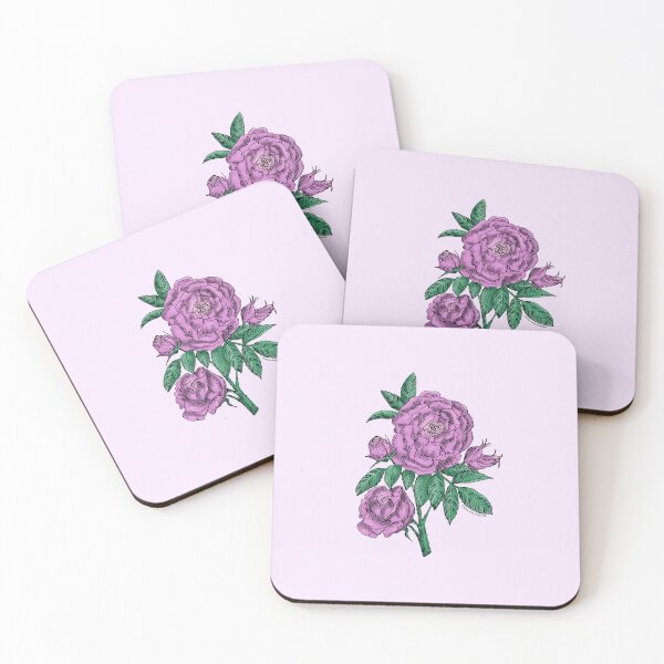 Item preview, Purple Globular Rose Bloom Double 16-25 Petals In 3+ Rows designed and sold by zenithcreative.