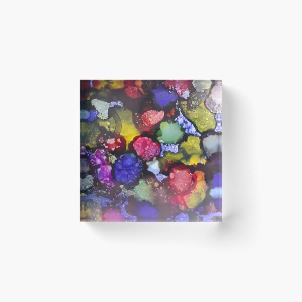 Item preview, Very Colorful Alcohol Ink Painting designed and sold by freshinkarts.