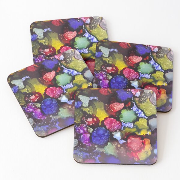 Item preview, Very Colorful Alcohol Ink Painting designed and sold by freshinkarts.