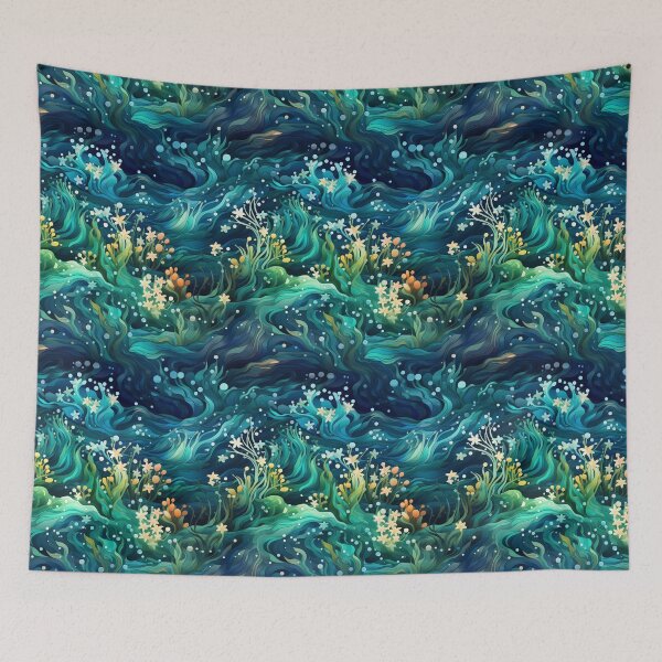 Item preview, Ocean Wildflowers designed and sold by Digital-Lys.