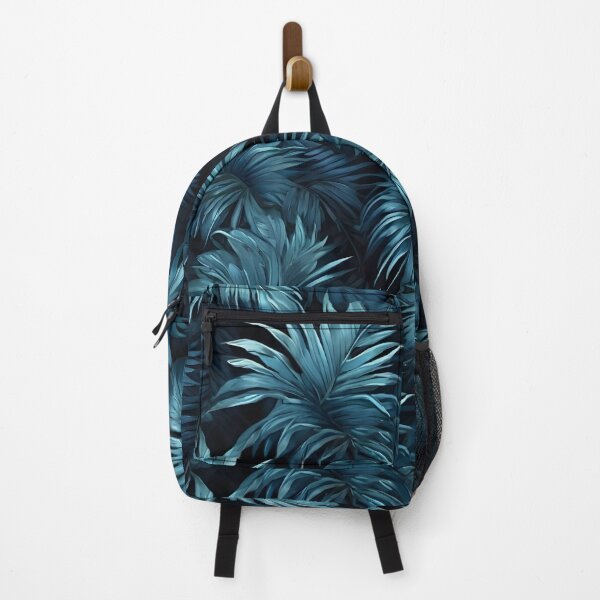 Item preview, Blue Palm Tree Leaf Patterns: Embrace Coastal Serenity designed and sold by AYACHI90.