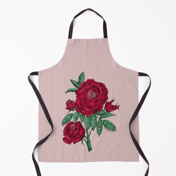 Item preview, Dark Red Globular Rose Bloom Double 16-25 Petals In 3+ Rows designed and sold by Rachael Taylor.
