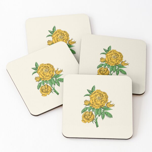 Item preview, Yellow Globular Rose Bloom Double 16-25 Petals In 3+ Rows designed and sold by zenithcreative.