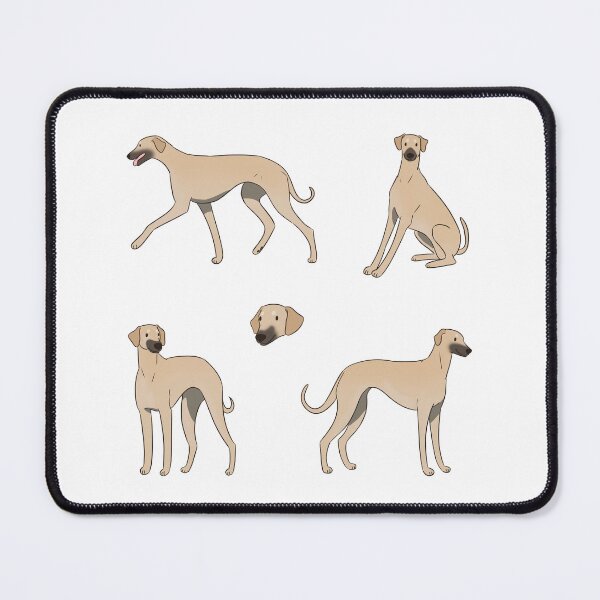 Item preview, Cute sloughi dog art designed and sold by Yaragold.