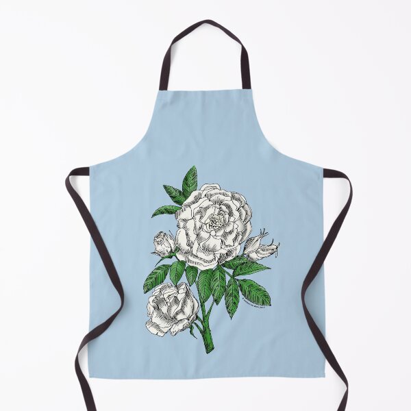 Item preview, White Globular Rose Bloom Double 16-25 Petals In 3+ Rows designed and sold by Rachael Taylor.