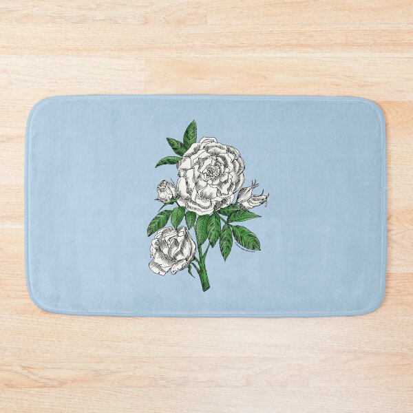 Item preview, White Globular Rose Bloom Double 16-25 Petals In 3+ Rows designed and sold by Rachael Taylor.