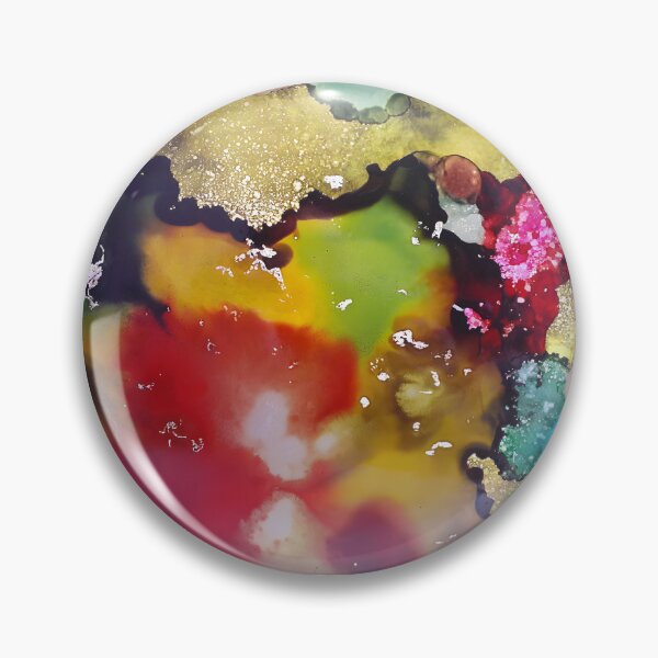 Item preview, Colorful Alcohol Ink Painting Abstract designed and sold by freshinkarts.