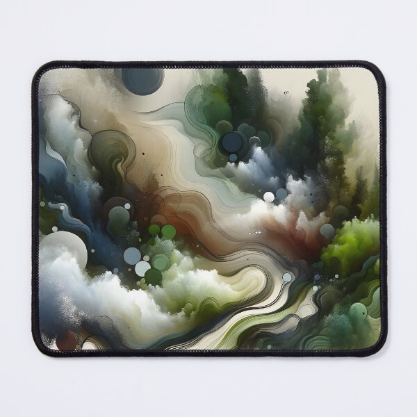 Item preview, Nature abstraction cosmic painting designed and sold by JoshuaCardiff.